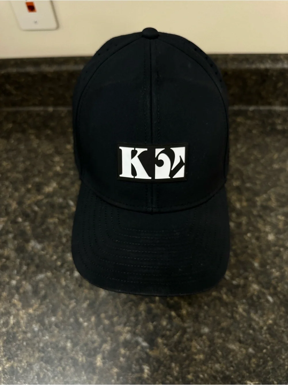 Melin Kids Black Baseball Cap with White K2 Patch